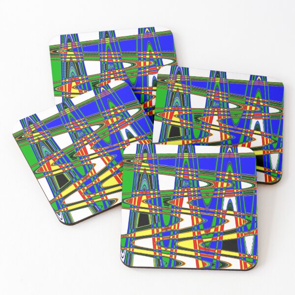 Item preview, colourful patterned lines and bends designed and sold by Nick Pautrat.