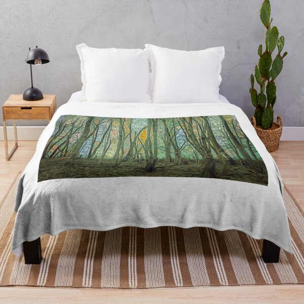 Item preview, Stained Glass Forest Abstract Green designed and sold by nbrandsberg.