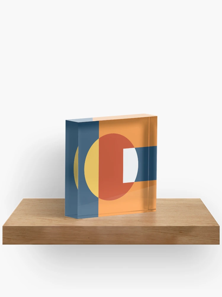 Thumbnail 2 of 5, Acrylic Block, Geometry designed and sold by PatternDesign01.