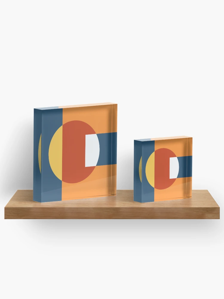 Thumbnail 3 of 5, Acrylic Block, Geometry designed and sold by PatternDesign01.