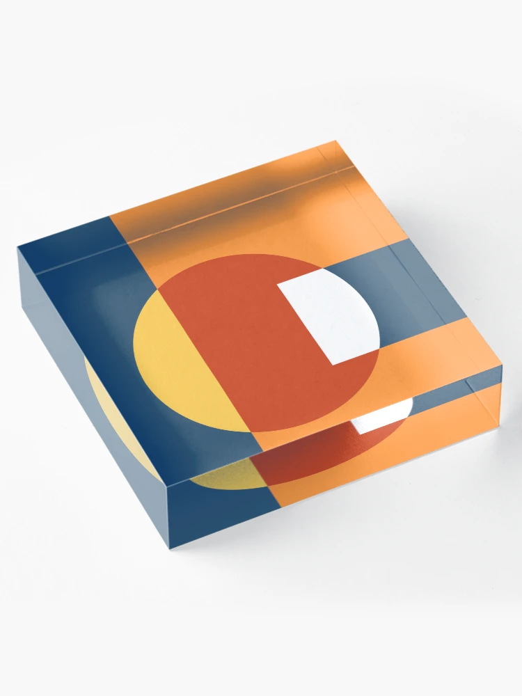Thumbnail 4 of 5, Acrylic Block, Geometry designed and sold by PatternDesign01.