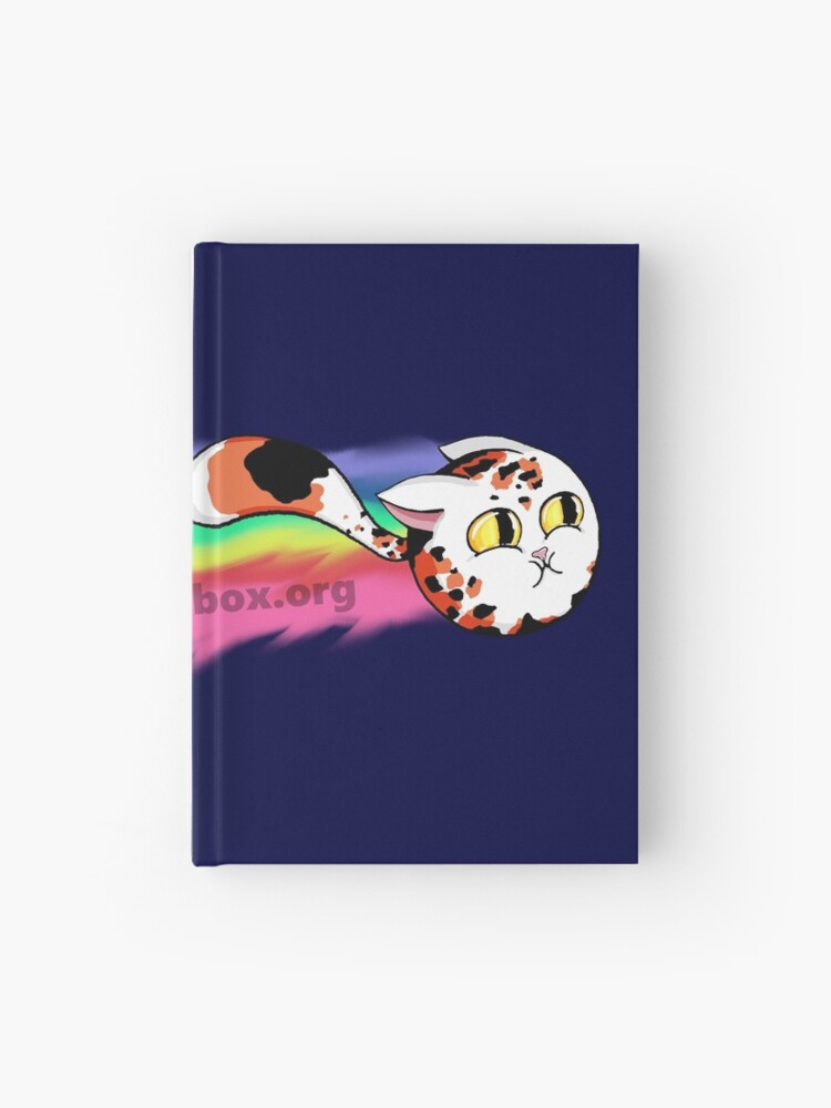 Thumbnail 1 von 3, Notizbuch, fliegende Kugel-Katze designt und verkauft von Boxcats.