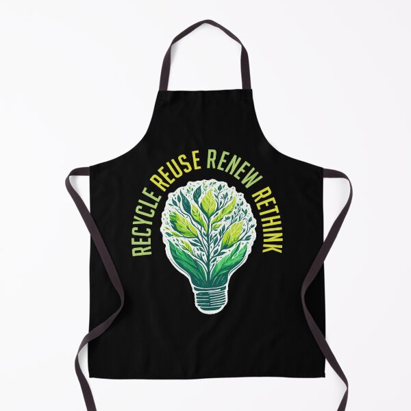 Item preview, Recycle Reuse Renew Rethink Earth Day Green Energy Light Bulb  designed and sold by Zazizu.
