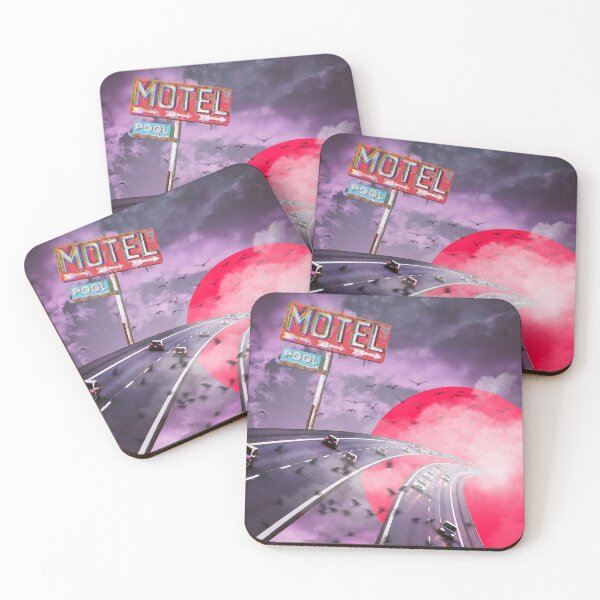 Item preview, Surreal road traffic scene with motel sign designed and sold by Lynette Dobson.