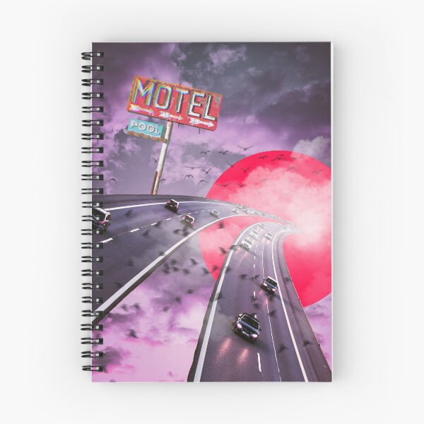 Item preview, Surreal road traffic scene with motel sign designed and sold by Lynette Dobson.