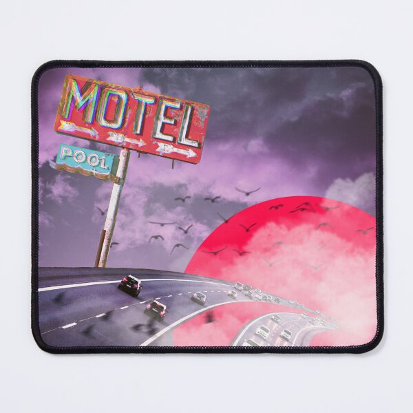 Item preview, Surreal road traffic scene with motel sign designed and sold by Lynette Dobson.