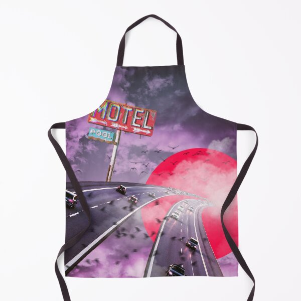 Item preview, Surreal road traffic scene with motel sign designed and sold by Lynette Dobson.