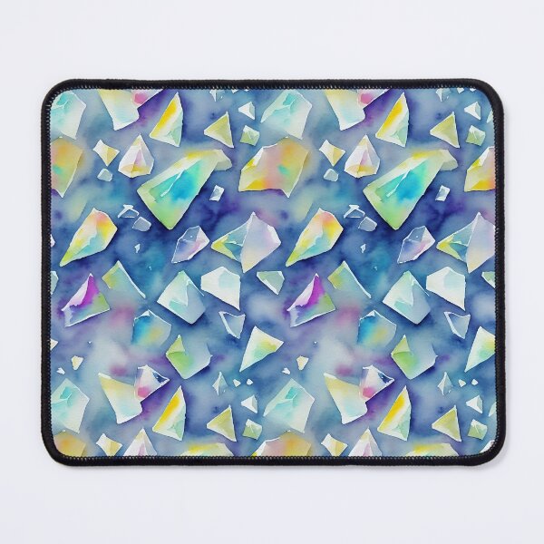 Item preview, Quartz Serenity, Soft Gemstone Seamless Pattern, Watercolor designed and sold by Girly-Universe.