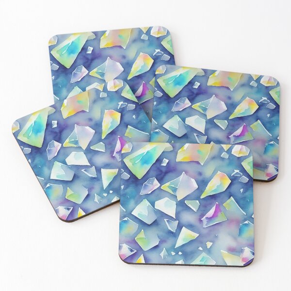 Item preview, Quartz Serenity, Soft Gemstone Seamless Pattern, Watercolor designed and sold by Girly-Universe.