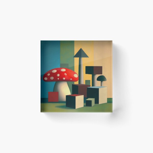 Item preview, Cubist Mushroom designed and sold by Donkey's Salad.