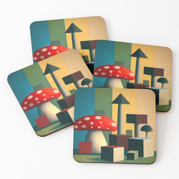 Item preview, Cubist Mushroom designed and sold by Donkey's Salad.