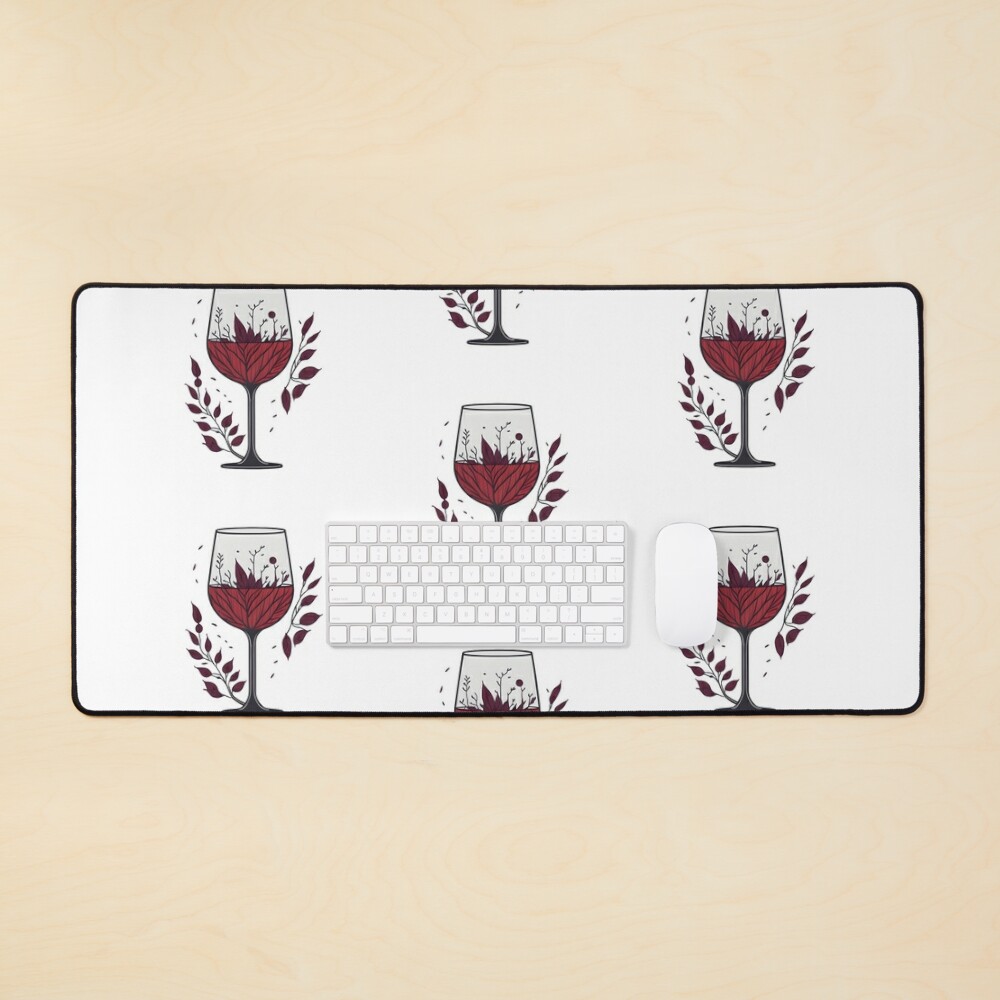 Aesthetic Boho Wine Glass Art Board Print for Sale by Cravio