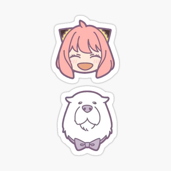 Spy X Family Anya and bond Sticker