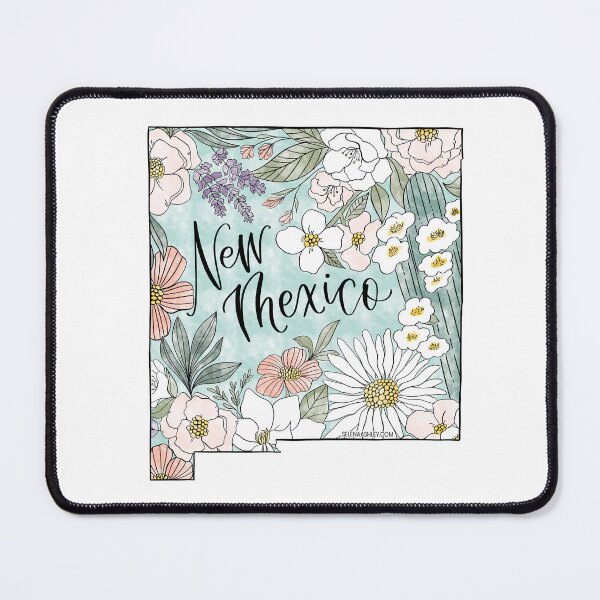 Item preview, Hand drawn New Mexico Floral designed and sold by Selena Ashley Designs.