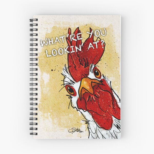 Item preview, What're You Lookin' At? - Grumpy Rooster designed and sold by Shanda Louis.