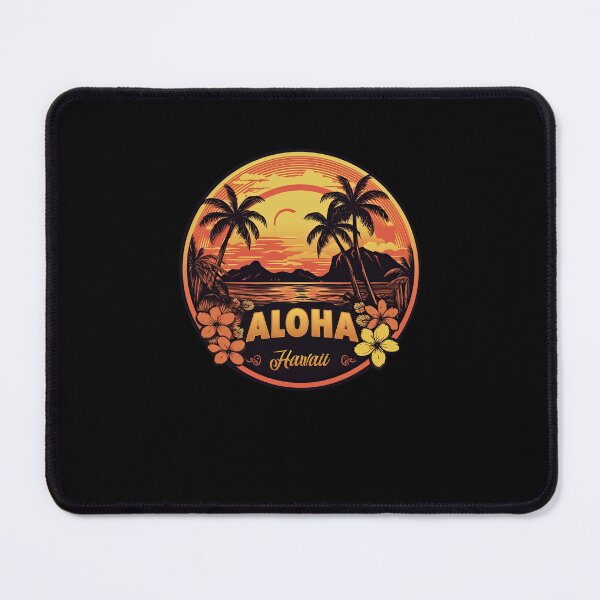 Aperçu de l'œuvre Coucher de soleil à hawaii avec un design sombre créée et vendue par TeePulseMania.