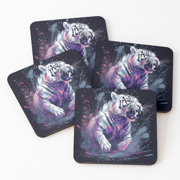 Item preview, Pure White Tiger designed and sold by letsgetinspired.