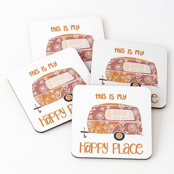 Item preview, Happy Place Camper designed and sold by Ella Scott.