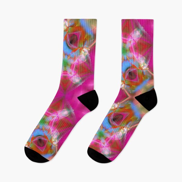 Item preview, blue and red diamond on padded pink ground designed and sold by effervescence.