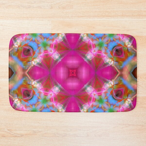 Item preview, blue and red diamond on padded pink ground designed and sold by effervescence.