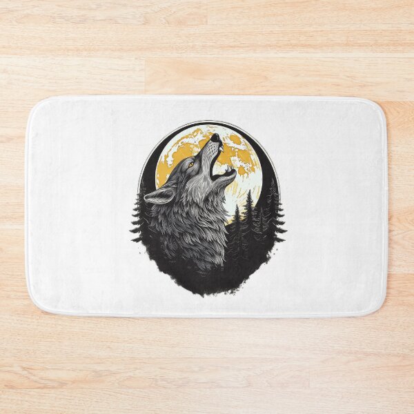 Item preview, Howling wolf designed and sold by Rosaliartbook.