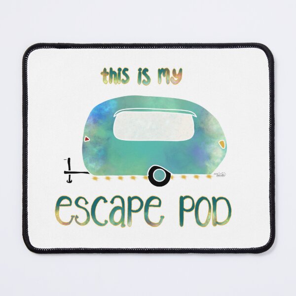 Item preview, Escape Pod Vintage Camper designed and sold by Ella Scott.