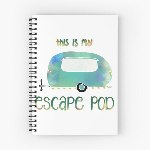 Item preview, Escape Pod Vintage Camper designed and sold by Ella Scott.