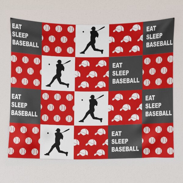 Item preview, Baseball Game Graphics for Baseball fans and players, Eat Sleep Baseball designed and sold by Reemstudio.