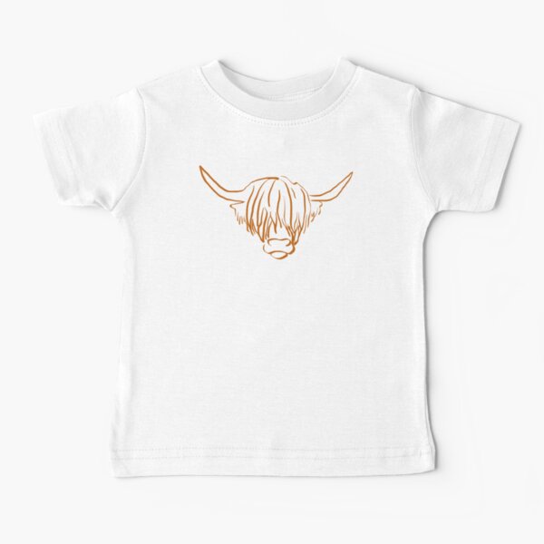 Highland cattle orange/brown Baby T-Shirt