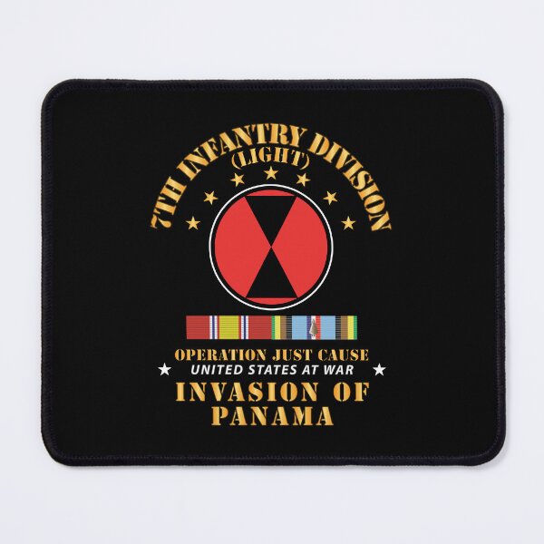 Item preview, Just Cause - 7th Infantry Division w Svc Ribbons X 300 designed and sold by Military Insignia Products.