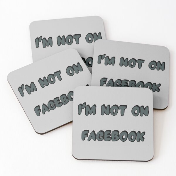 Item preview, I am not on facebook essential t-shirt designed and sold by EmpiredesignCA.