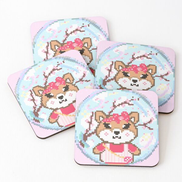 Item preview, Momo the Shiba Inu, enjoying spring in a bubble~ designed and sold by naybubbles.