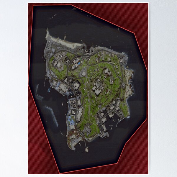 Rebirth island Map - Al Mazrah Map - Ashika island Map Poster for Sale by  jaggyboy