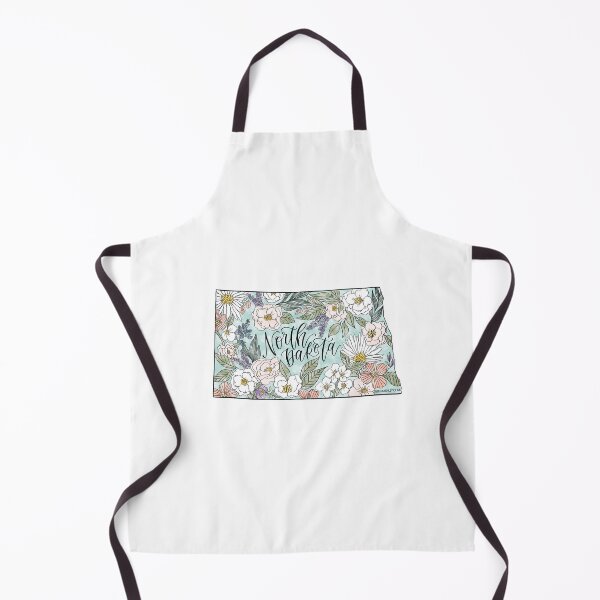 Item preview, Hand drawn North Dakota Floral designed and sold by Selena Ashley Designs.