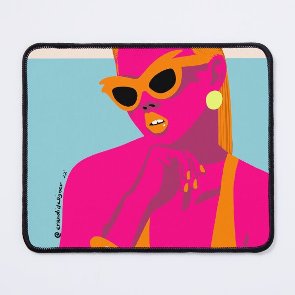 Item preview, Beach girl portrait designed and sold by erandidesign.