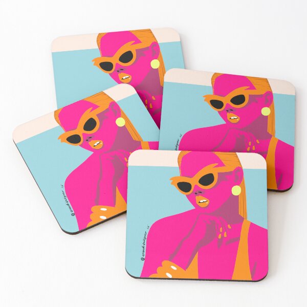 Item preview, Beach girl portrait designed and sold by erandidesign.