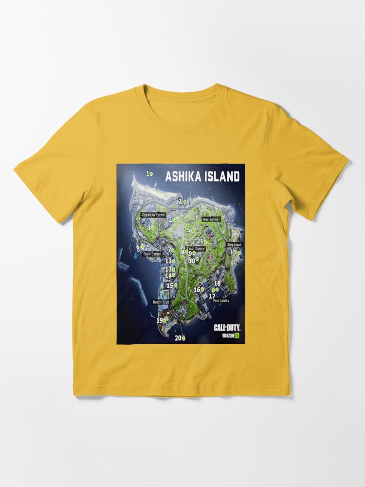 Rebirth island Map - Al Mazrah Map - Ashika island Map Poster for Sale by  jaggyboy
