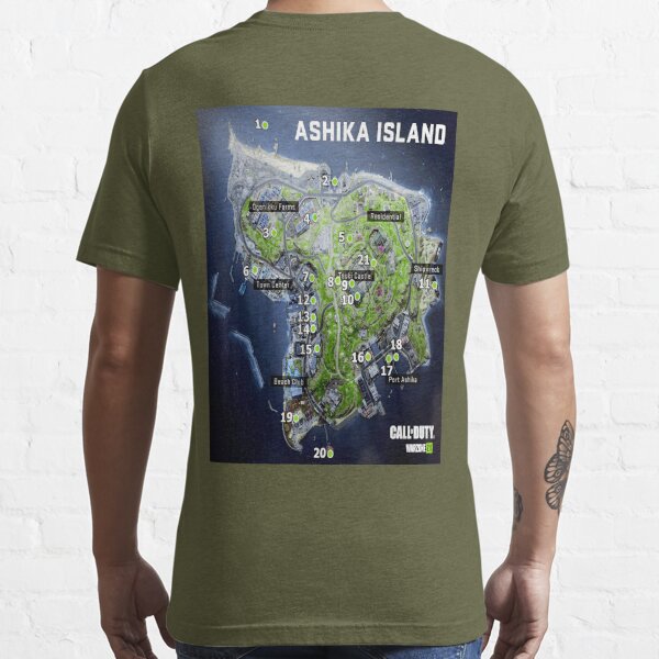 Rebirth island Map - Al Mazrah Map - Ashika island Map Poster for Sale by  jaggyboy