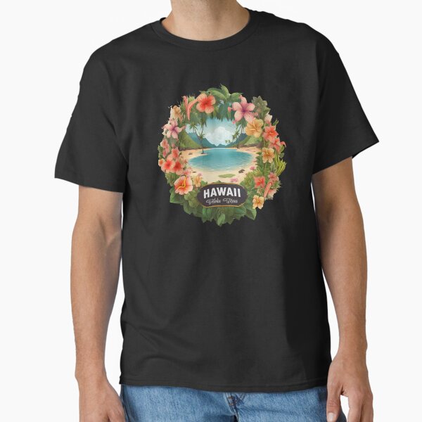 Item preview, Hawaii Aloha Maui with flowers and beach designed and sold by TeePulseMania.
