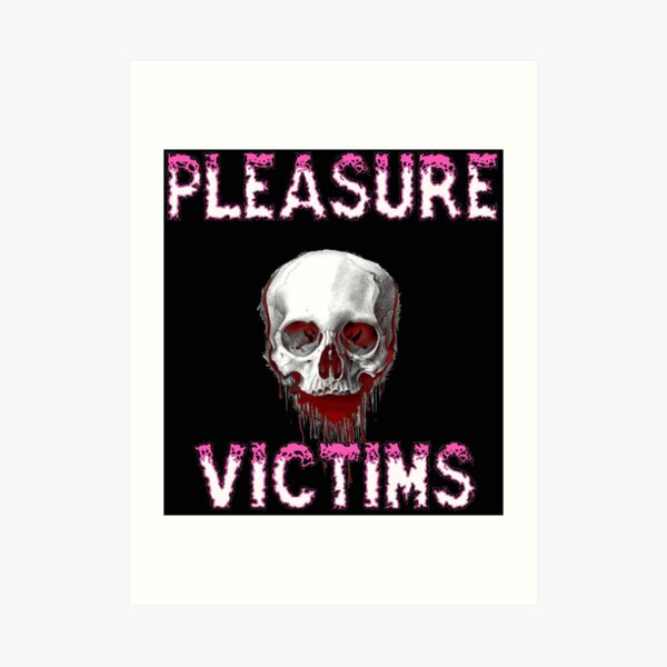 Pleasure Victims logo design Art Print
