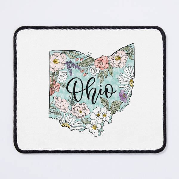 Item preview, Hand drawn Ohio Floral designed and sold by Selena Ashley Designs.