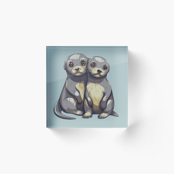 Item preview, Nutrias gemelas designed and sold by RandomForestBot.