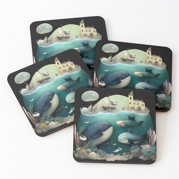 Item preview, Seaside Collage designed and sold by MTJ-Mushrooms.