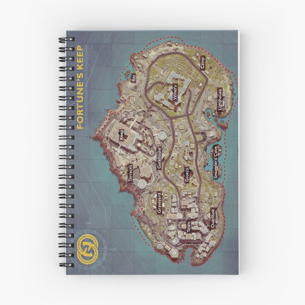 Item preview, Fortune's Keep 2 map - Caldera Map - Verdansk Map designed and sold by jaggyboy.