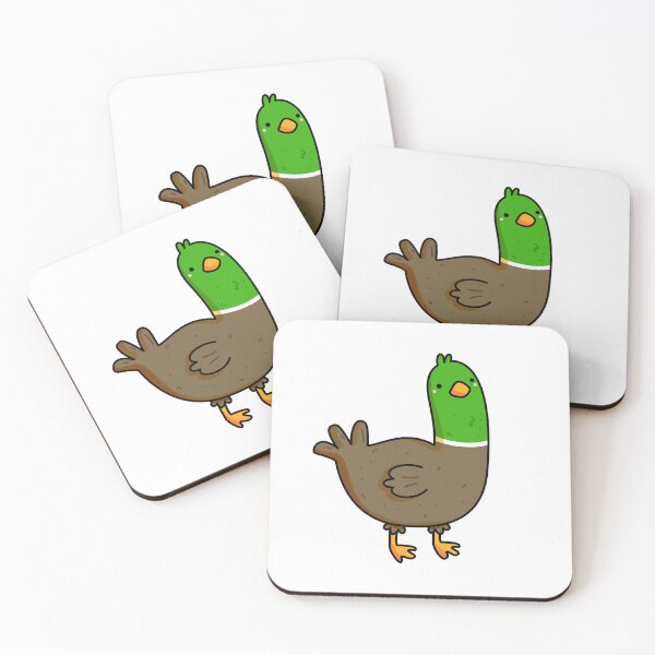 Item preview, Kawaii Green and Brown Duck designed and sold by kawaiilife.