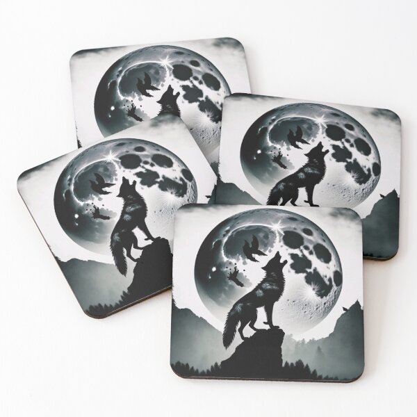 Item preview, howling at the moon  designed and sold by WildWaveStylez.