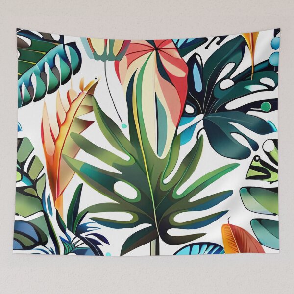 Item preview, Tropical Leaves Illustration designed and sold by Gustavo Navarro.