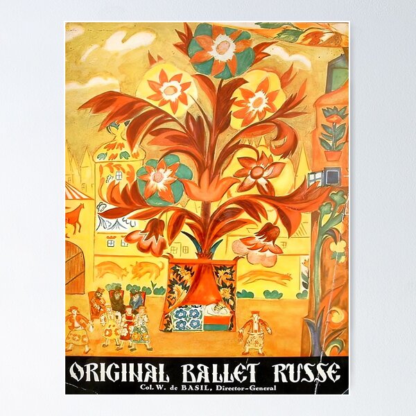 Item preview, Natalia Goncharova – Ballet Russe designed and sold by summerprint.