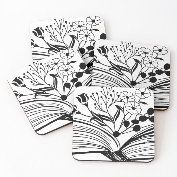 Item preview, Book Wild Fowers Wildflowers Reading Floral Library Librarian Gift Bookish Gardening  designed and sold by iCoolShirts.