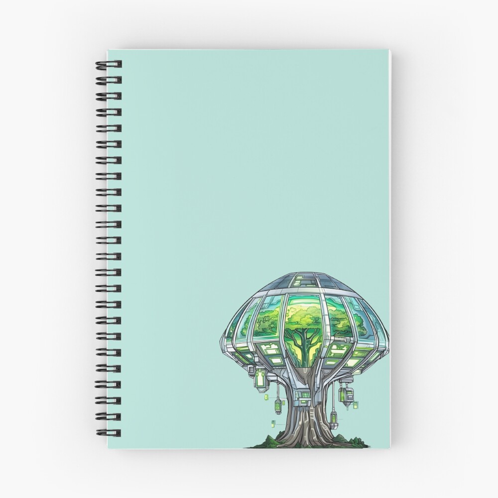 Item preview, Spiral Notebook designed and sold by RandomForestBot.